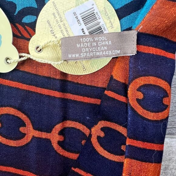 NWT Spartina 449 Wool Key Large Scarf. - Picture 8 of 10